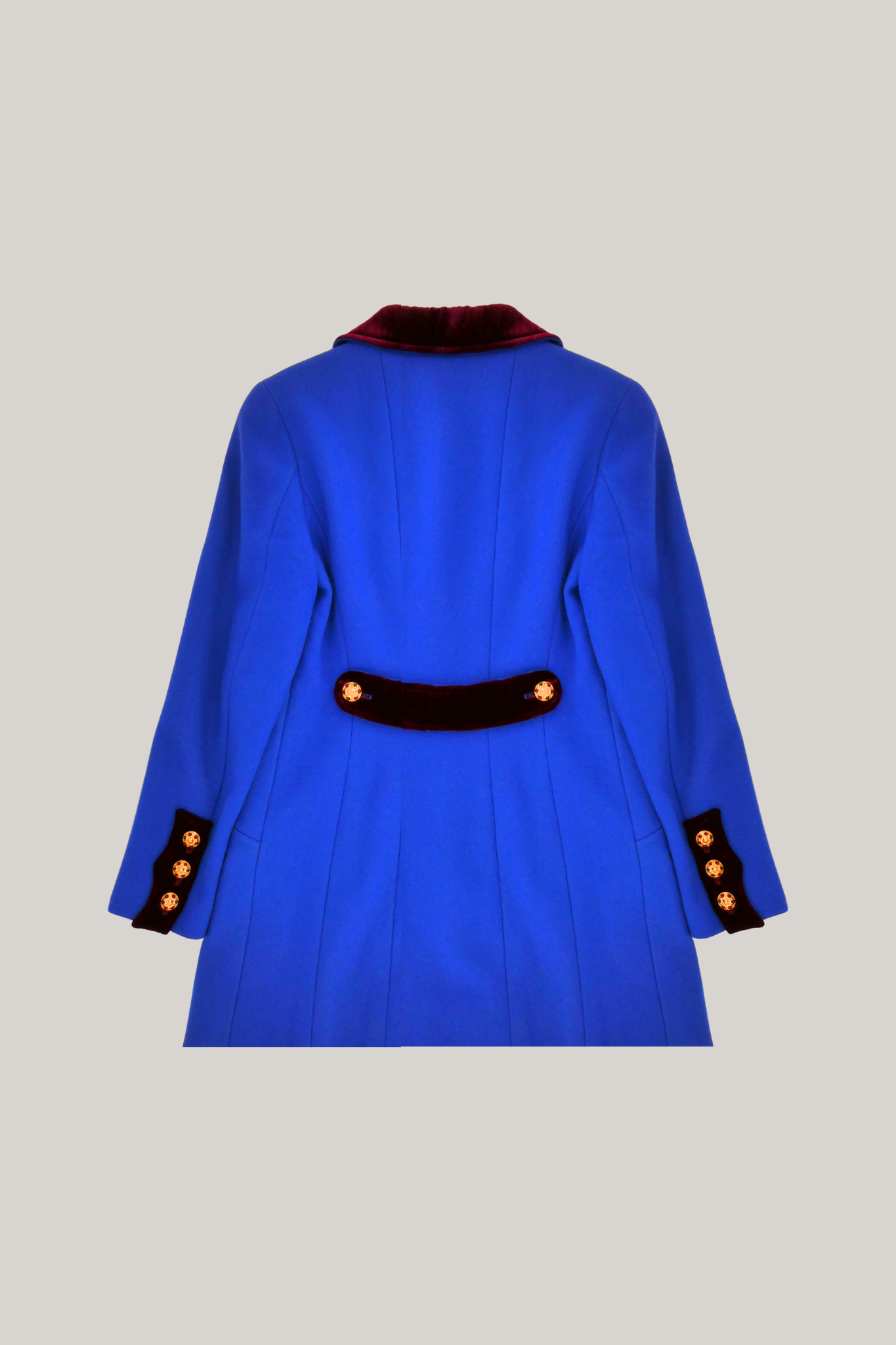 Vintage Chanel Wool and Velvet Jacket (FR 38)
