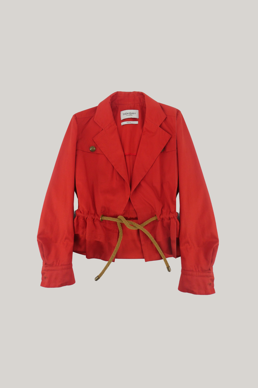 Yves Saint Laurent Red Jacket