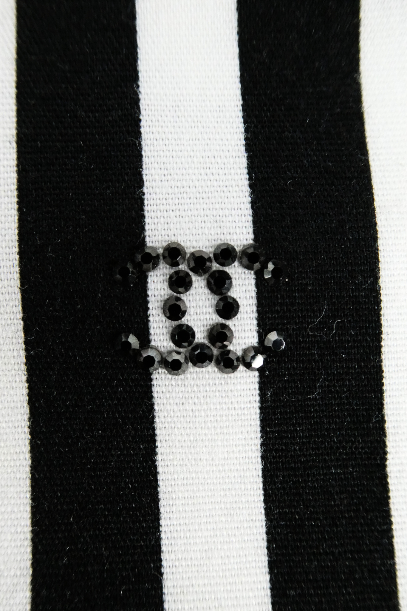 2014 Chanel Black & White Stripes Pants (FR 34)