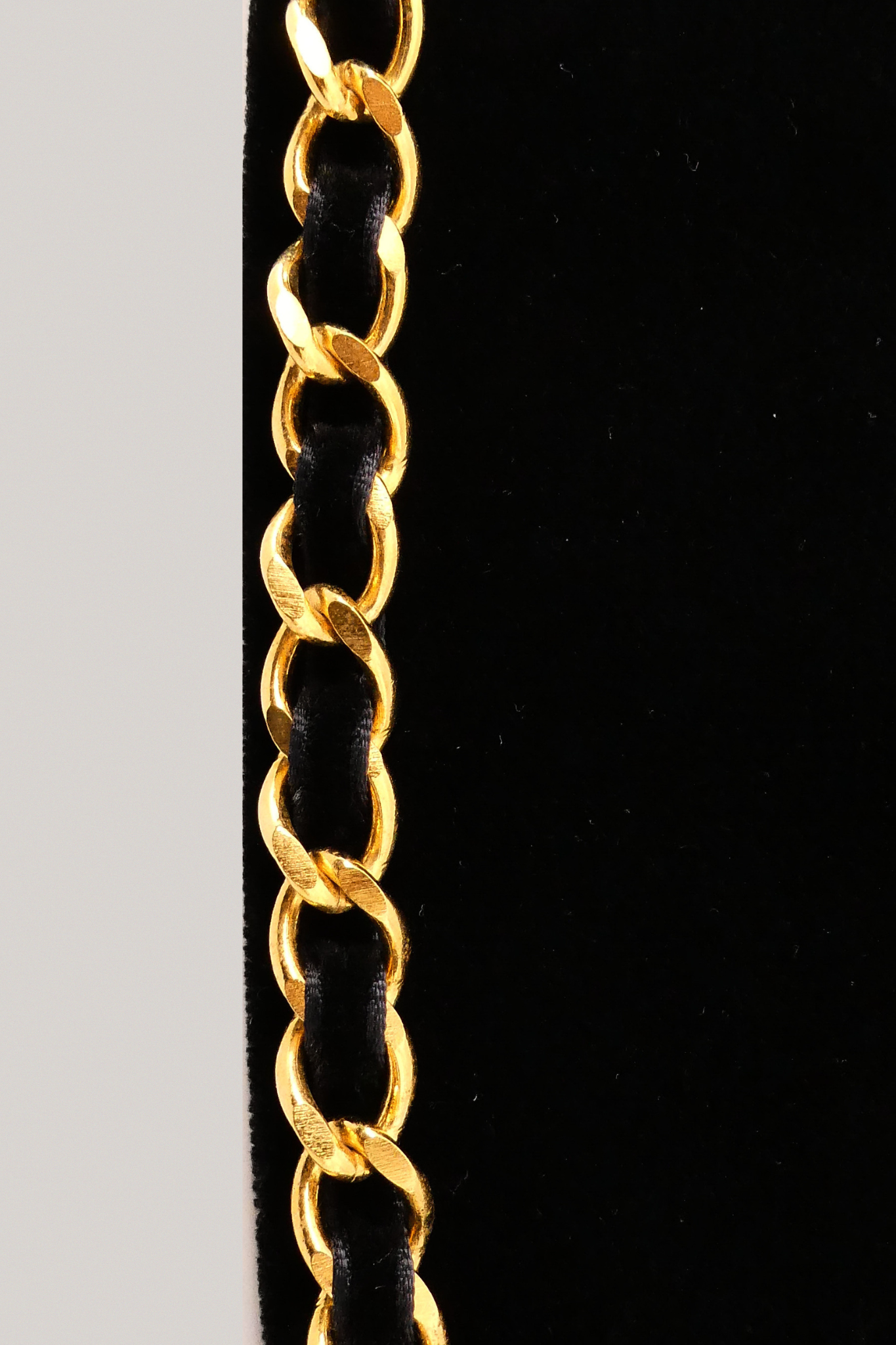 1990 Vintage Chanel Black Velvet Skirt