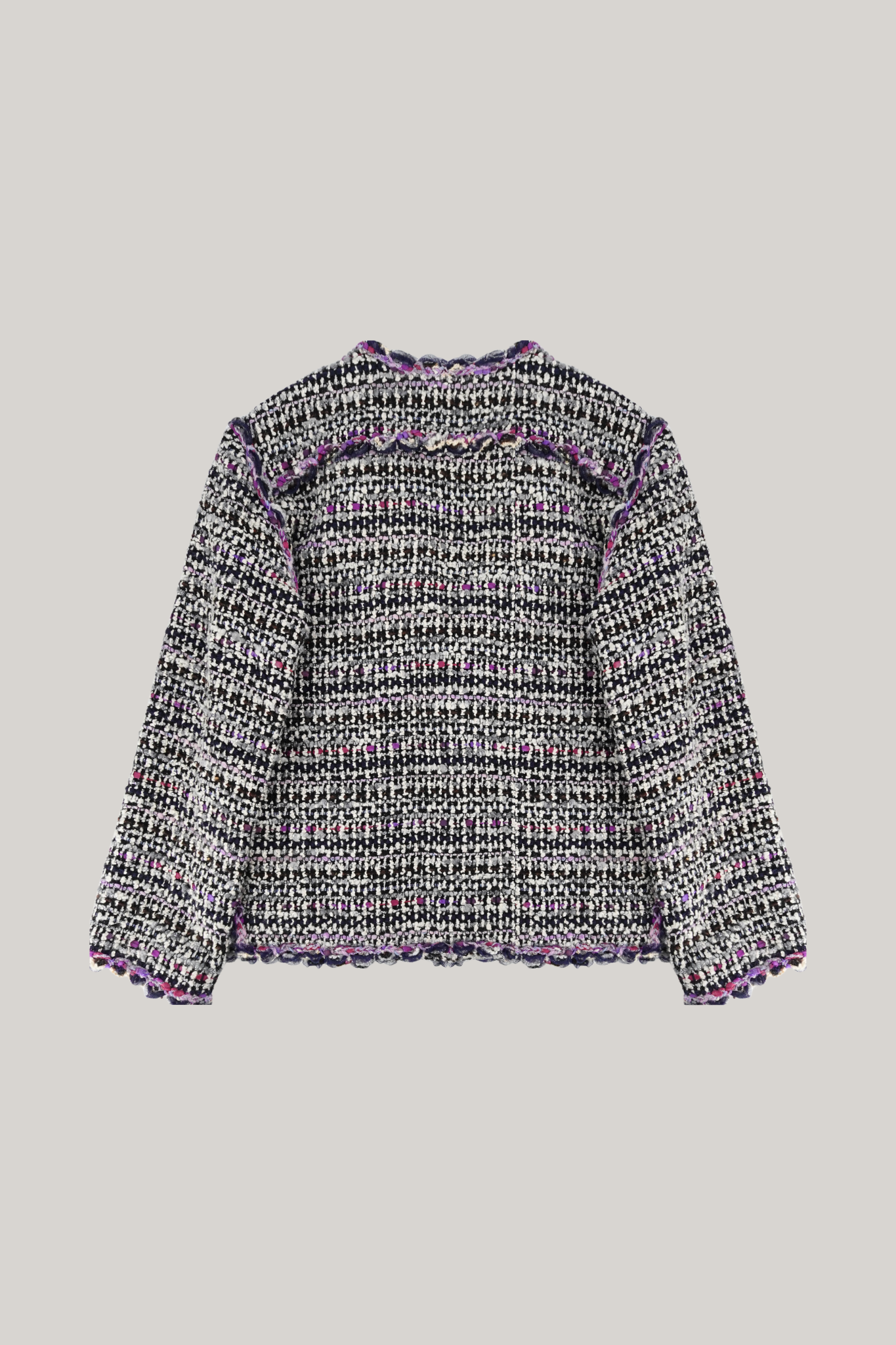 2007 Chanel Purple Fantasy Tweed Jacket (FR 34)