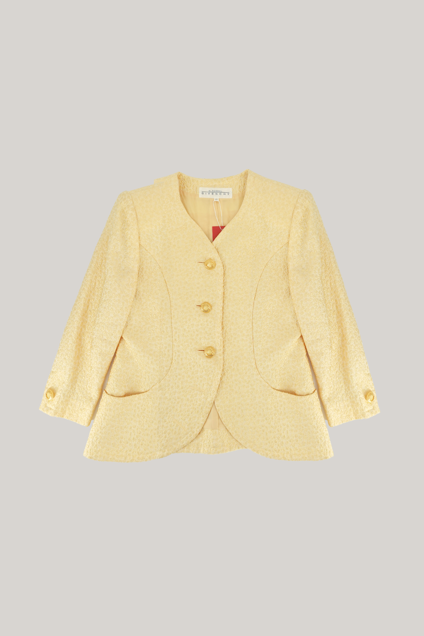 Vintage Givenchy Yellow Blazer ( FR 42 )