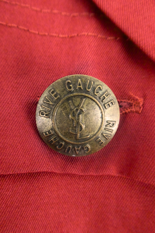 Yves Saint Laurent Red Jacket