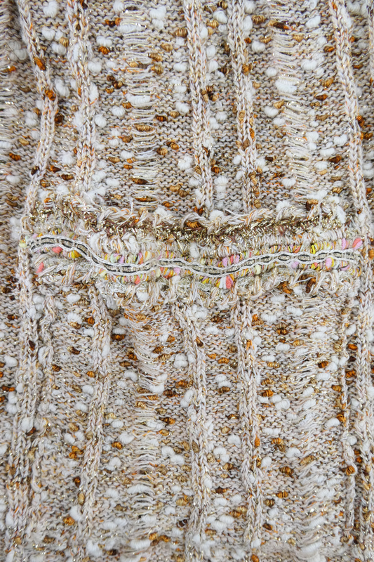 2006 Chanel Gold Belted Cardigan