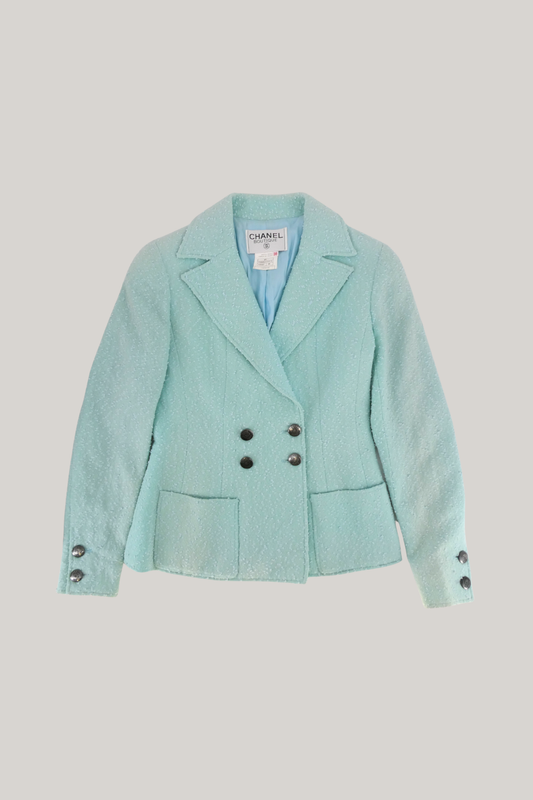 1997 Cruise Chanel Mint Green Blazer