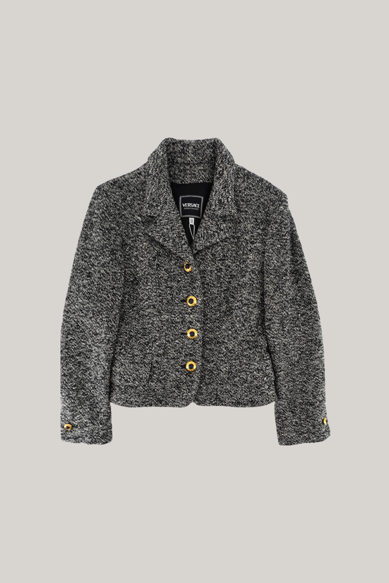 Vintage Versace Black & White Blazer (FR 42)