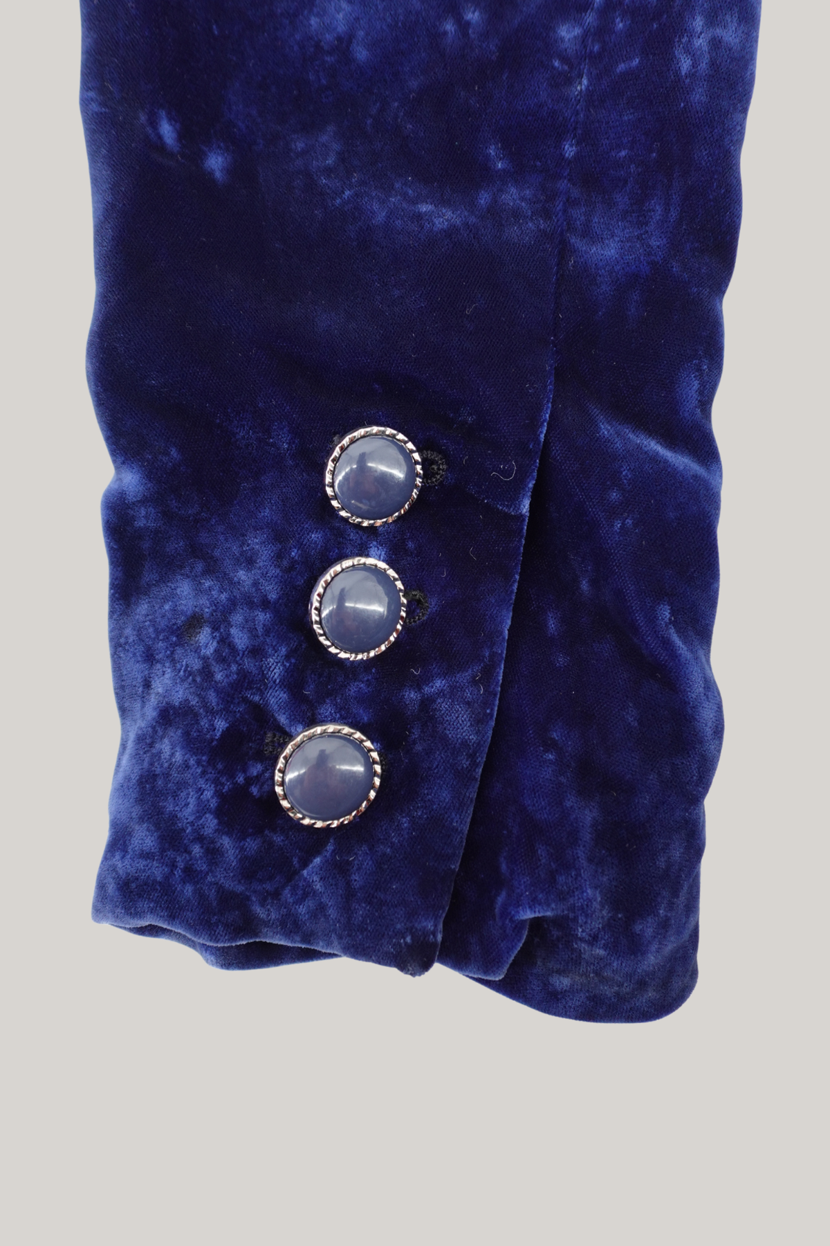 Yves Saint Laurent Blue Velvet Jacket (42)