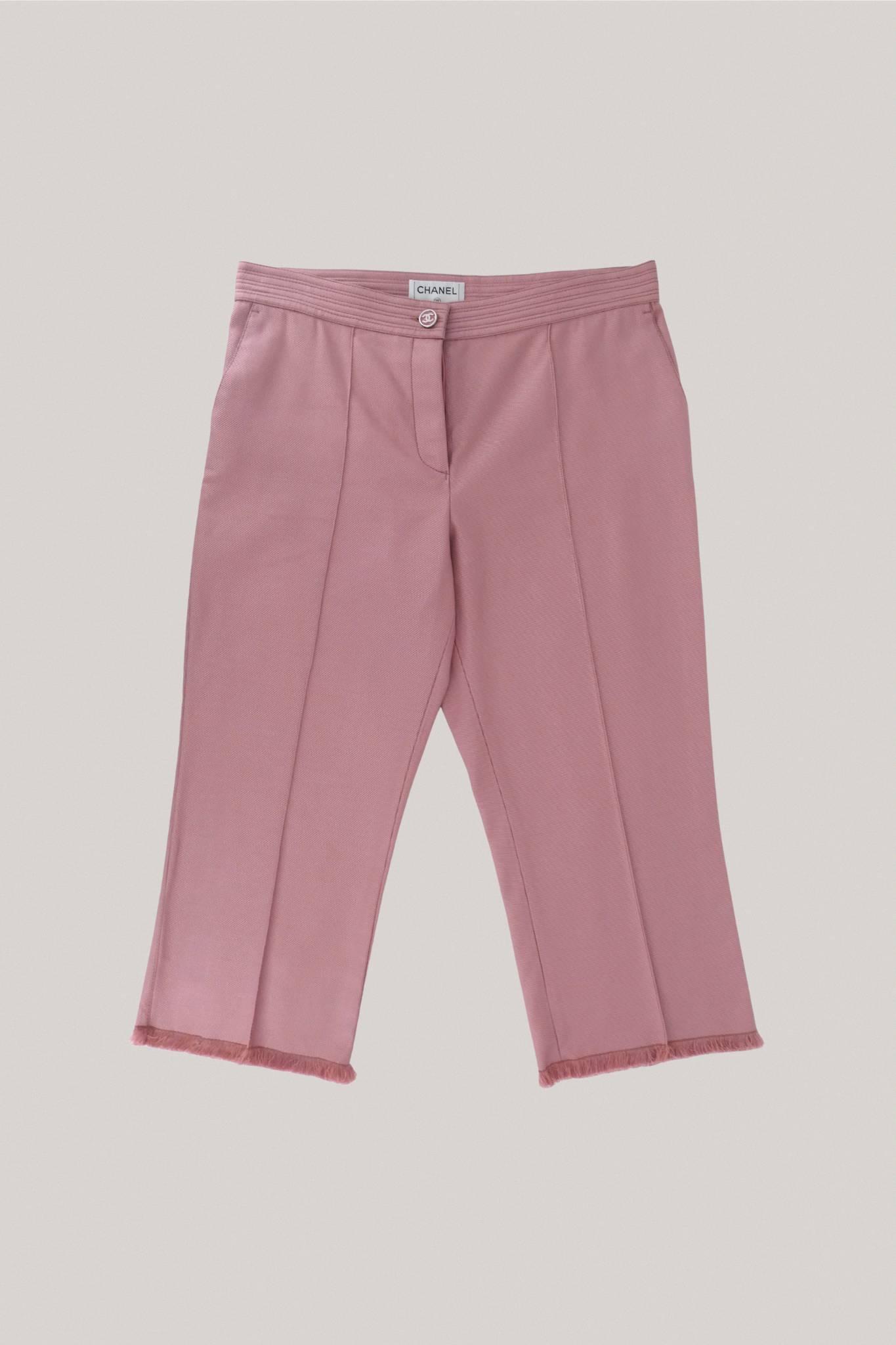 Chanel Pink Ruffle Pants