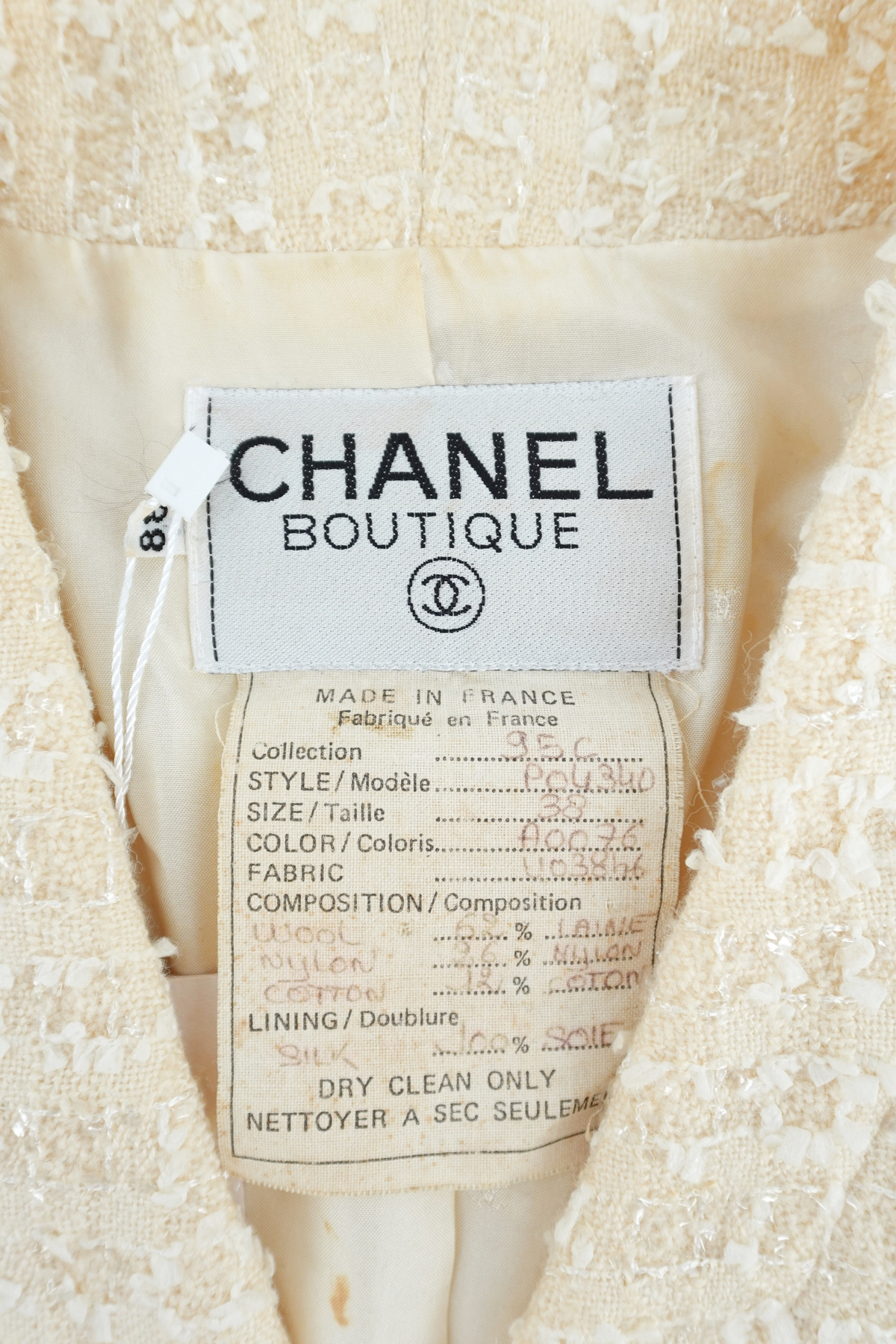 1995 Cruise Chanel Wool Blazer (FR 38)