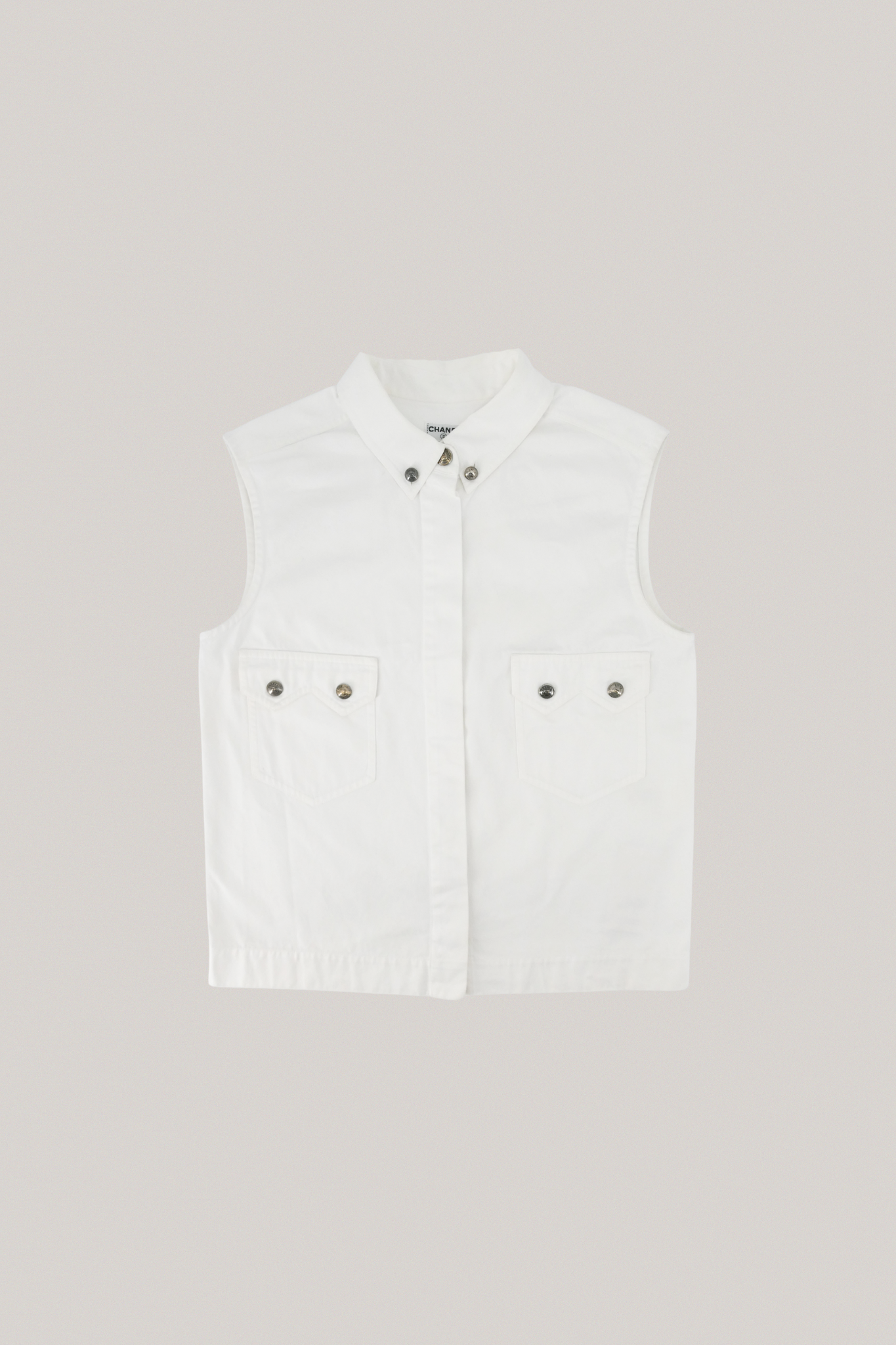 Chanel White Vest