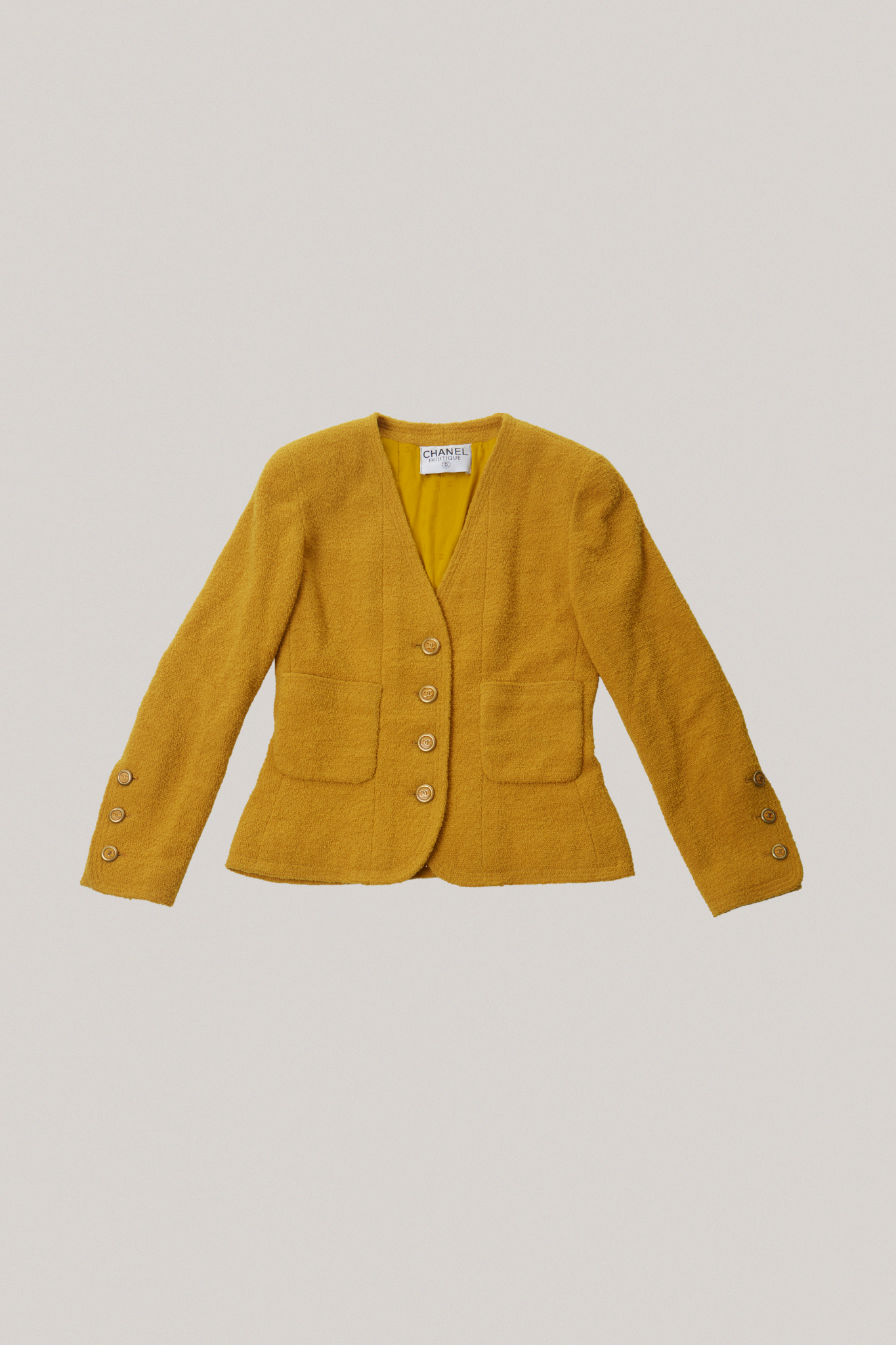Chanel Yellow Blazer