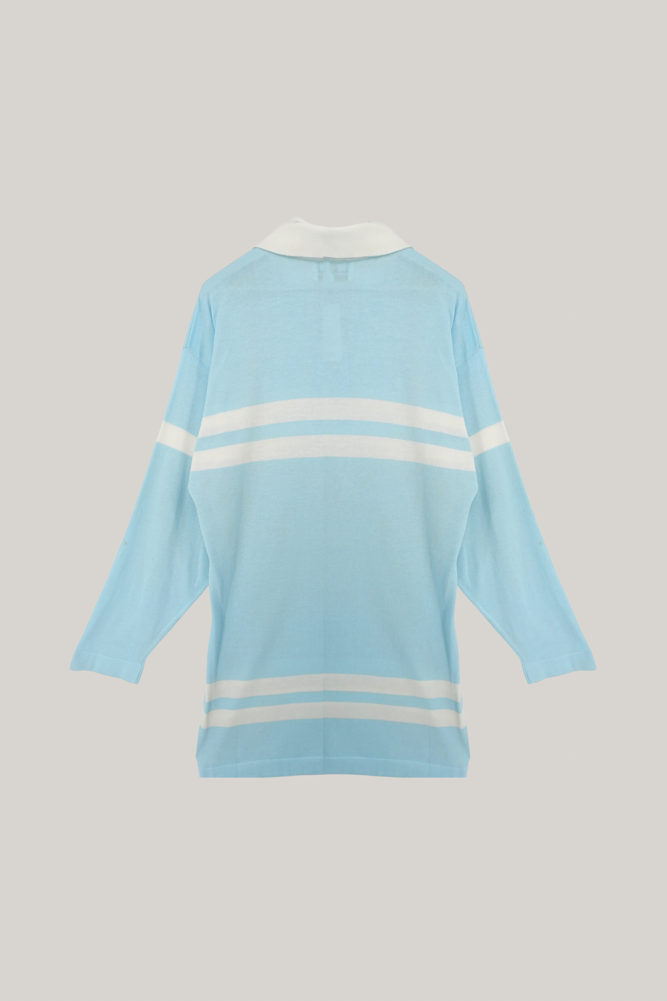 Vintage Chanel Blue & White Stripes Polo Shirt Dress