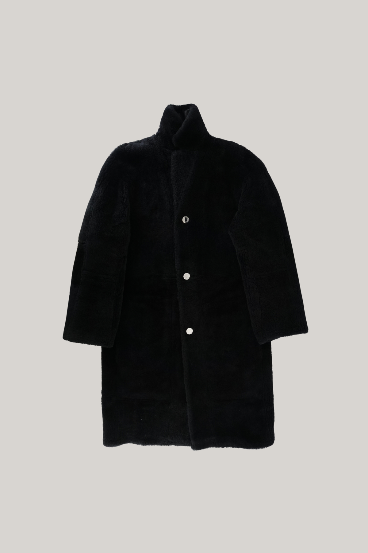2019 Hermes Black Reversible Long Coat