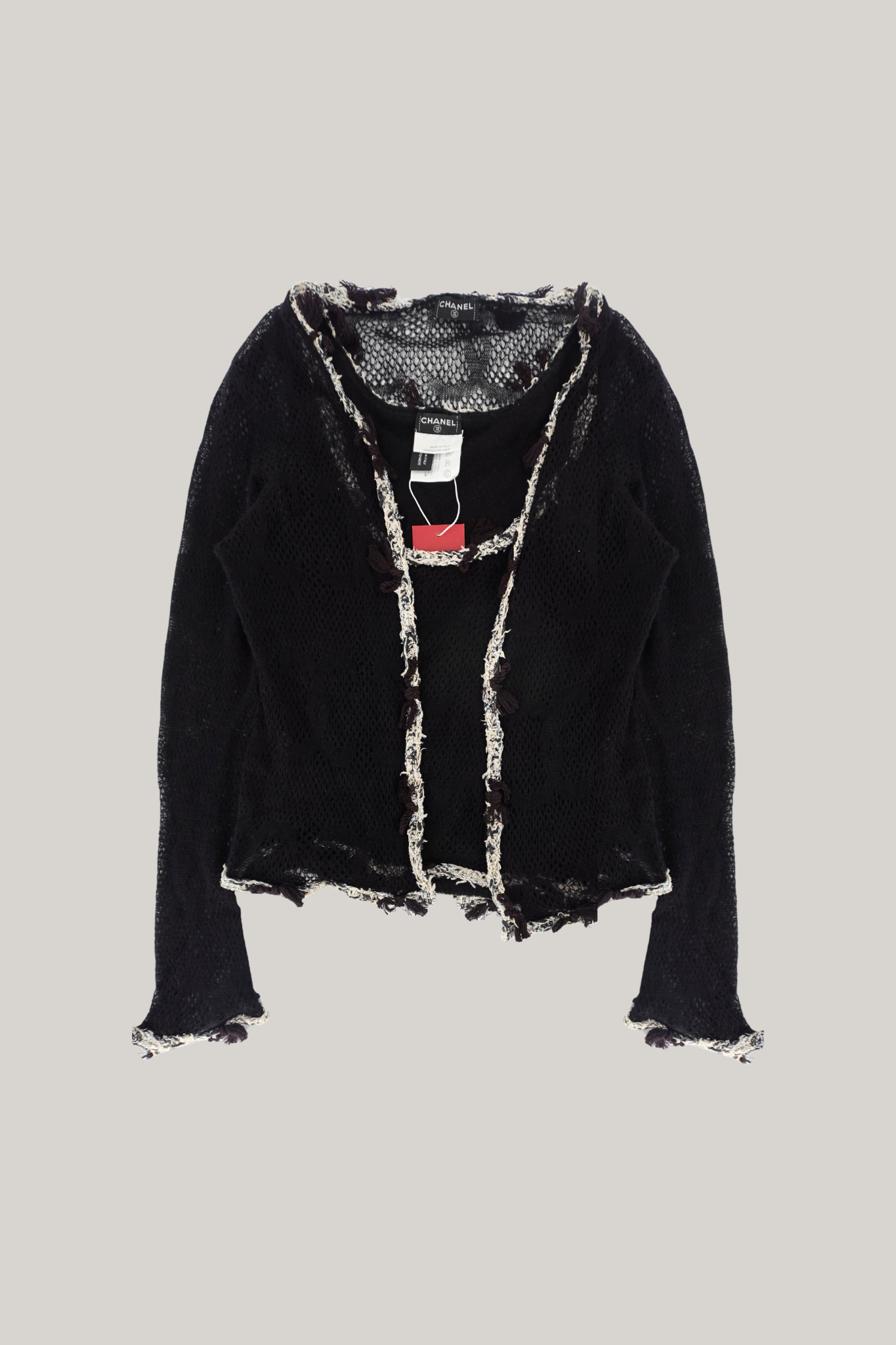 2005 Cruise Chanel Knit Cardigan Set (FR 38)