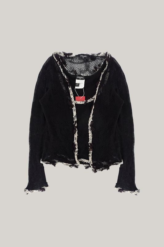 2005 Cruise Chanel Knit Cardigan Set (FR 38)
