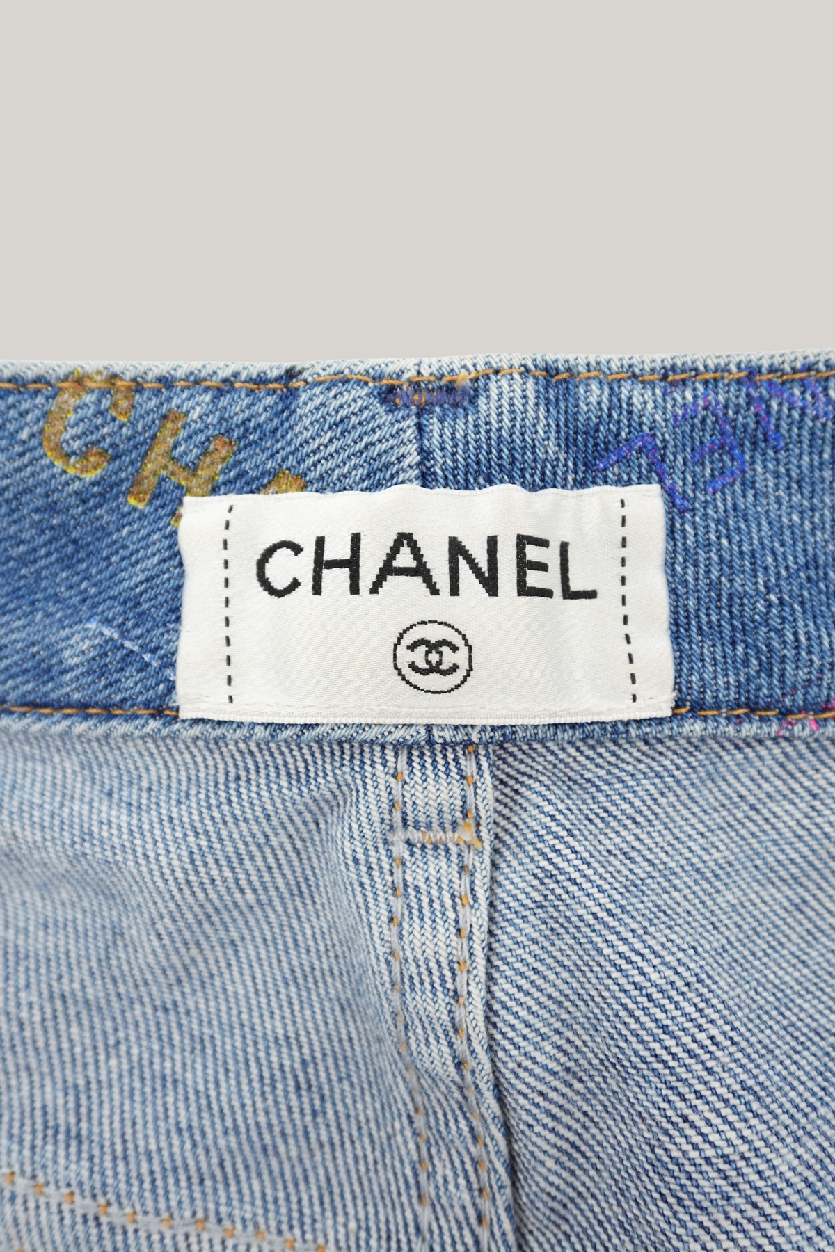 2022 Chanel Logo Denim Jeans (FR 36)