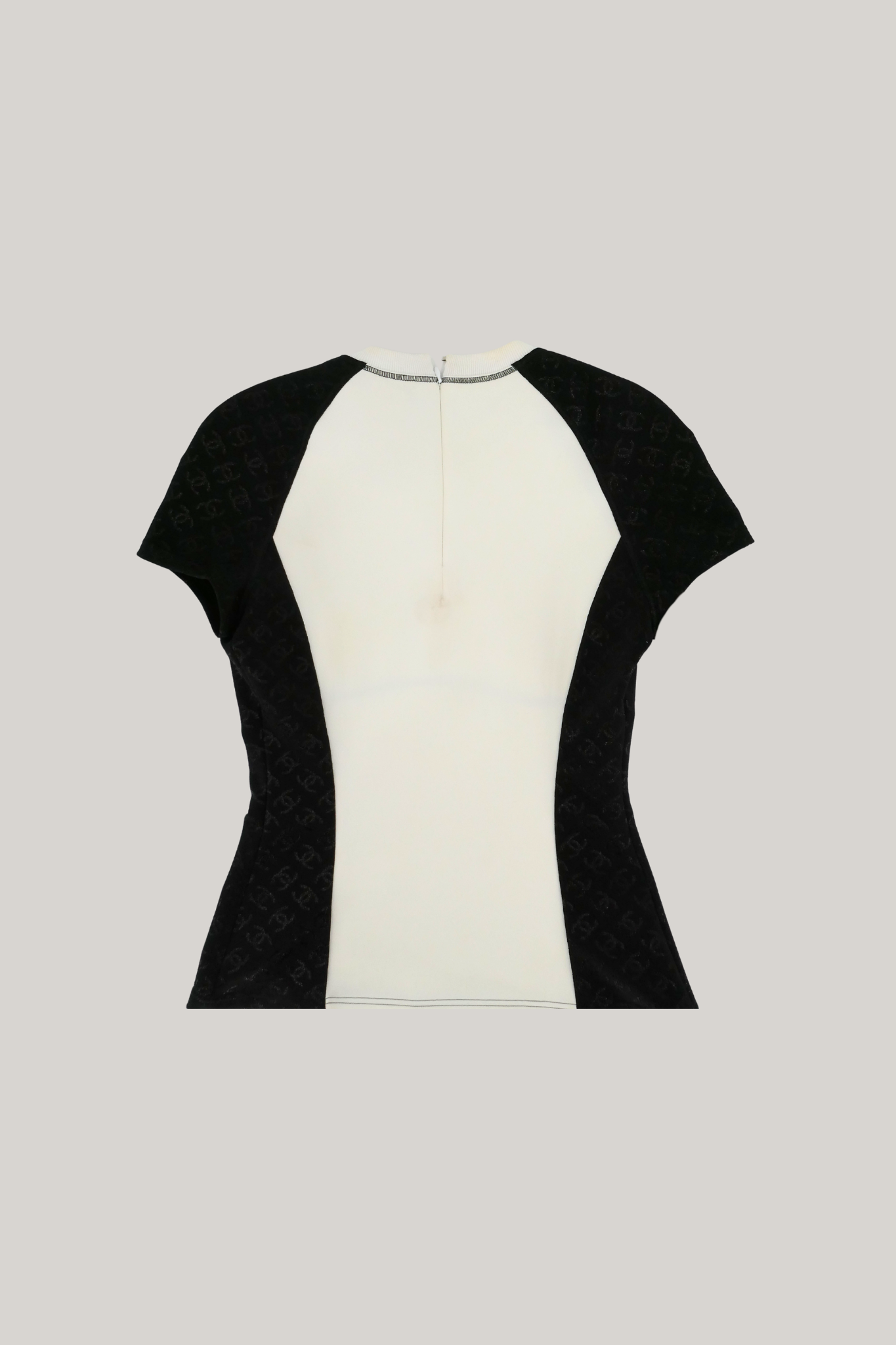 2024 Cruise Chanel Black & White Polyamide Top