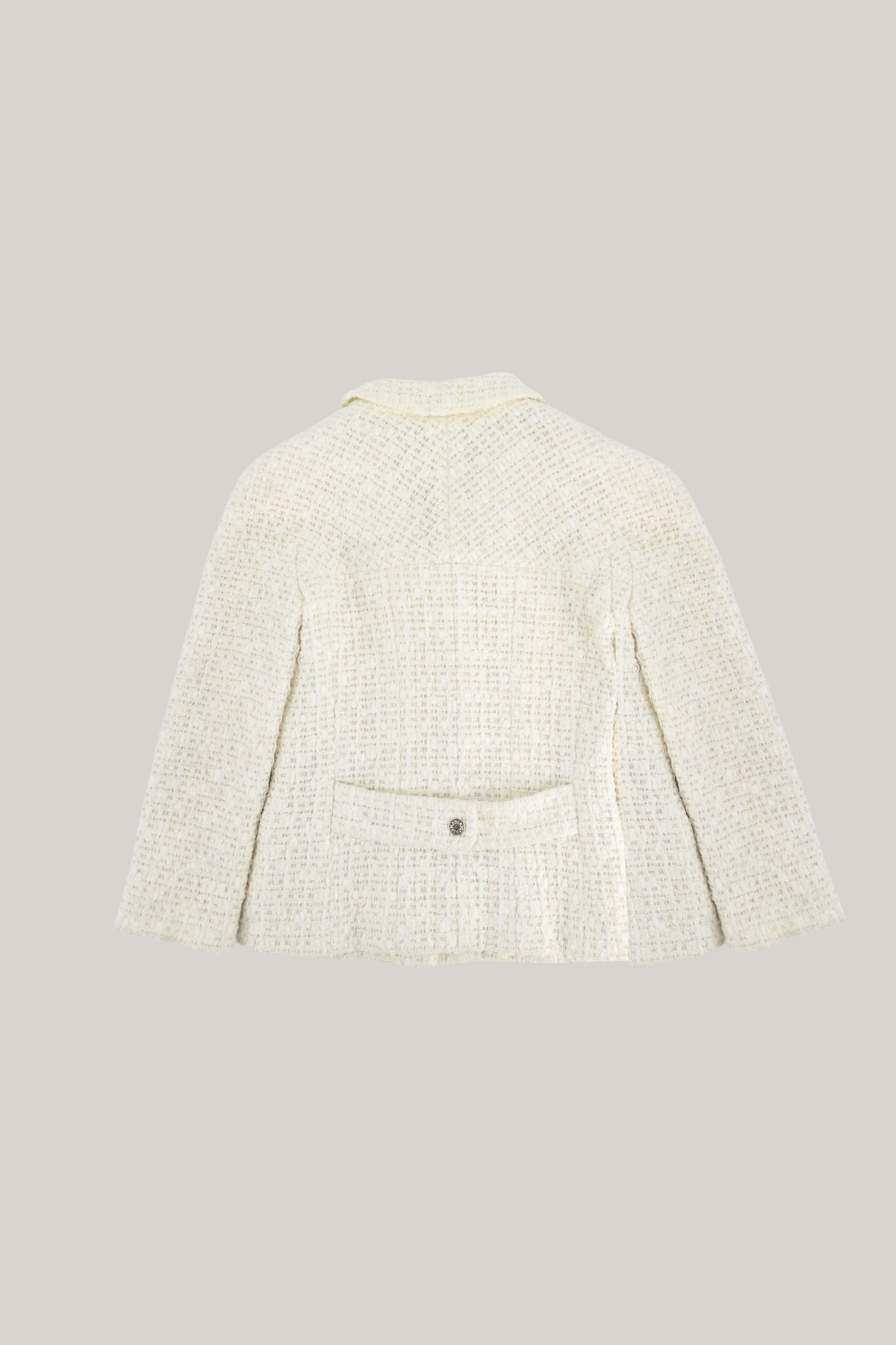 2006 Chanel Cruise Ivory Tweed Jacket (FR 34)