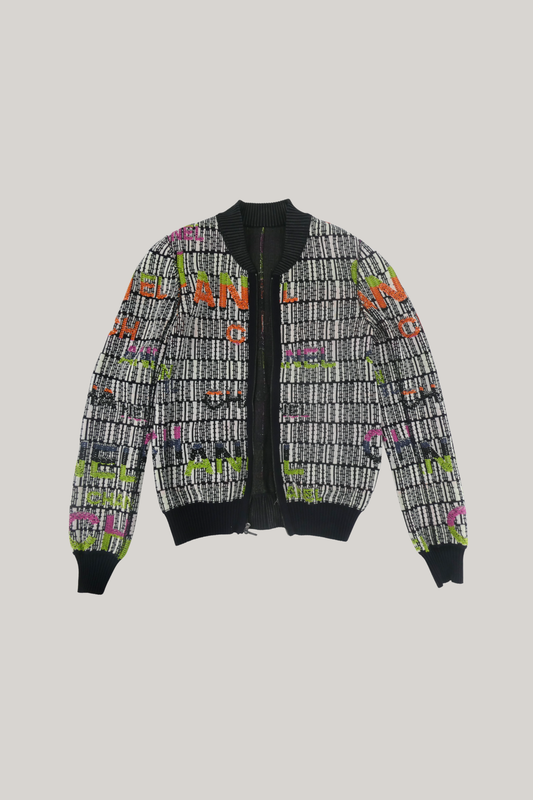 2015 Spring Chanel Reversible Bomber Jacket (FR 34)