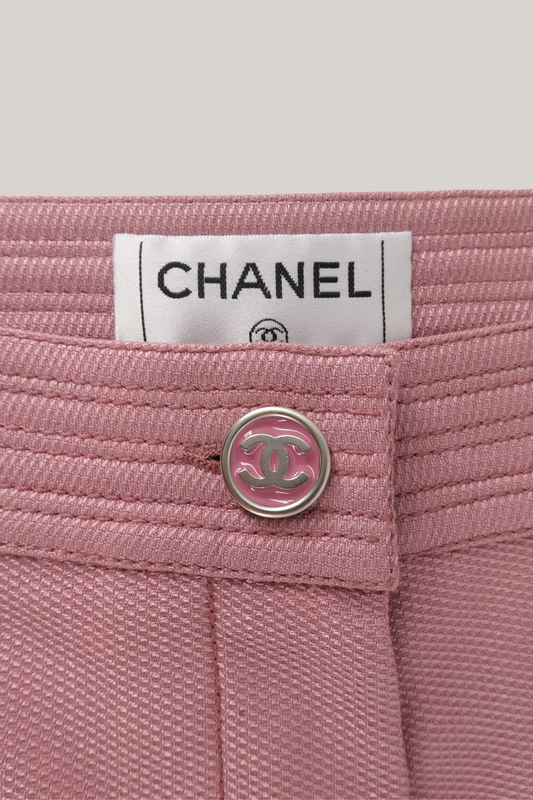 Chanel Pink Ruffle Pants