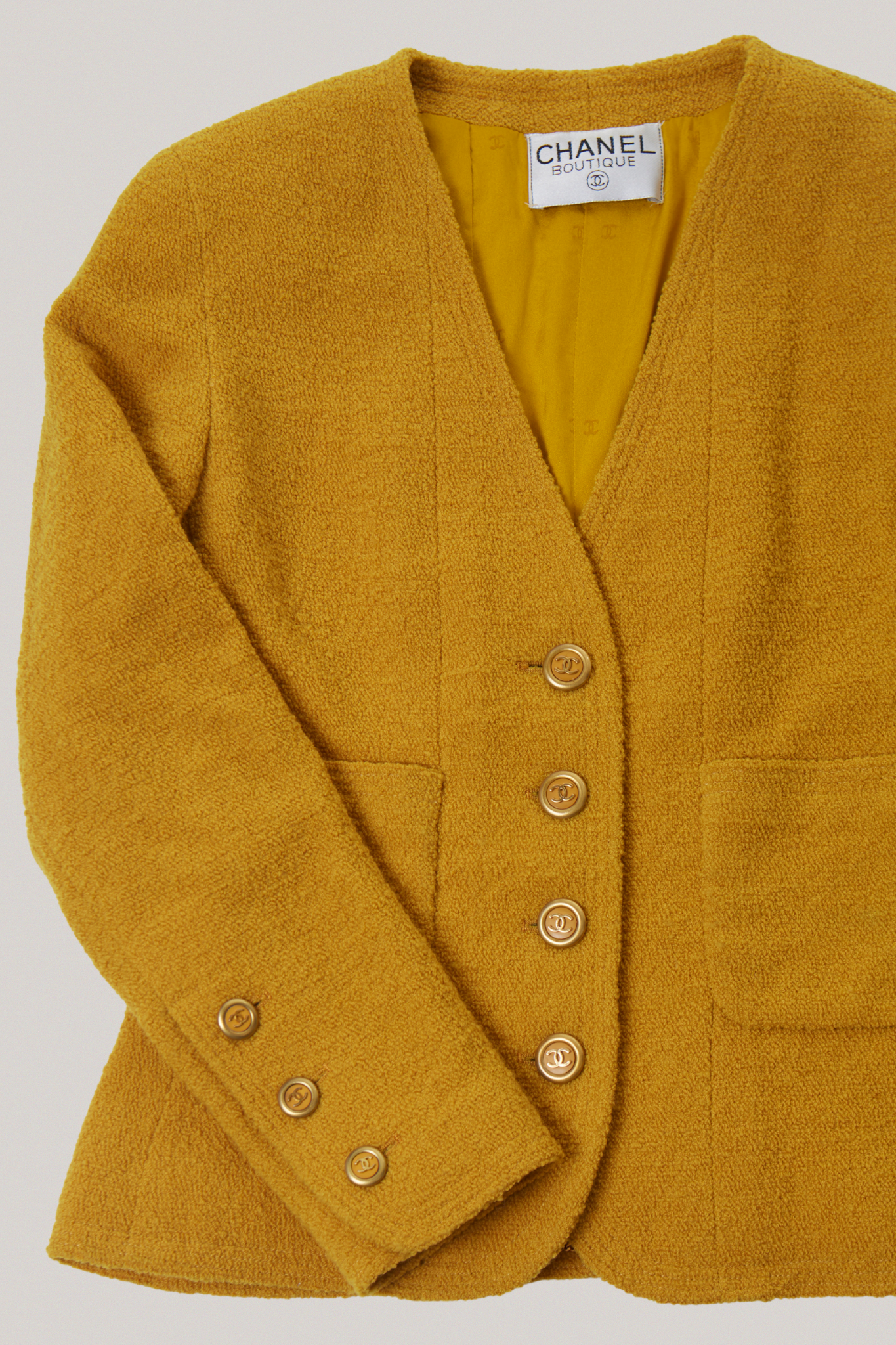 Chanel Yellow Blazer