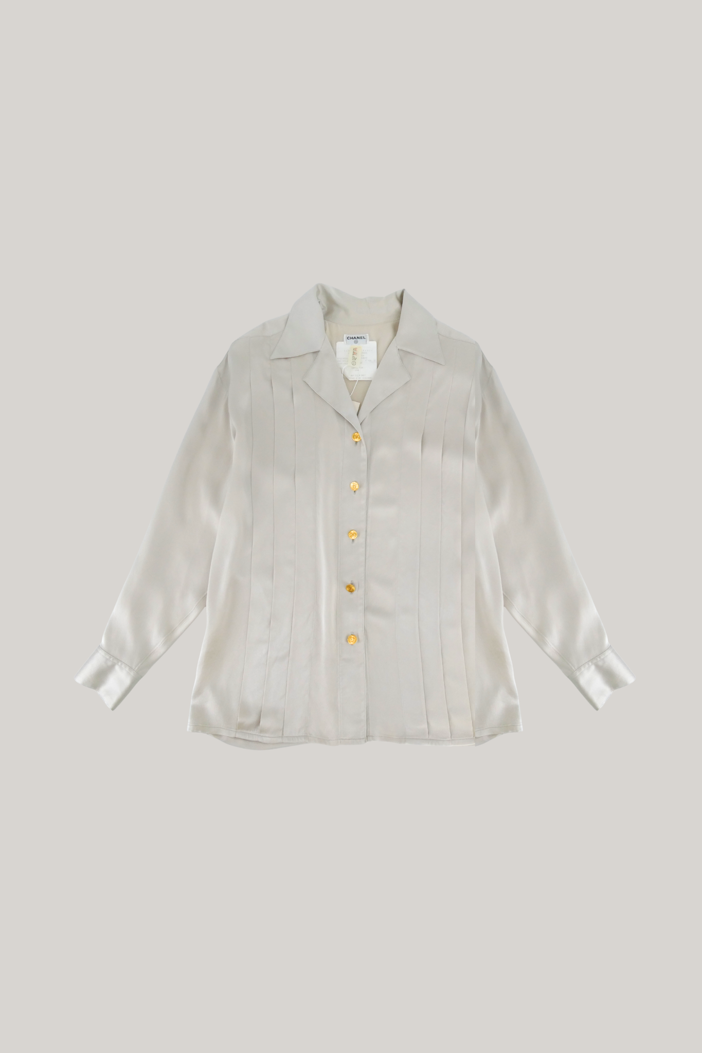 Chanel Silk Grey Blouse (FR 38)