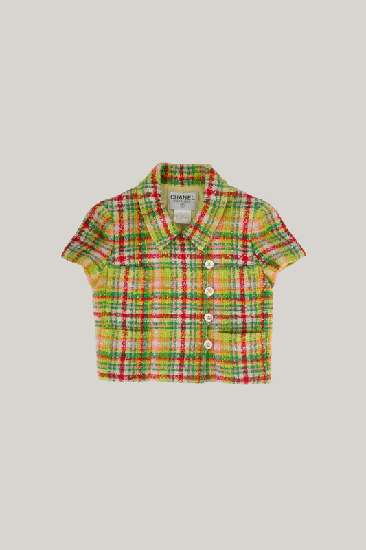 1997 Chanel Plaid Jacket