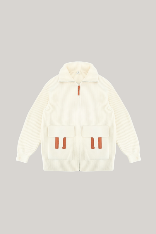 Hermes Wool Knit Jacket (34)
