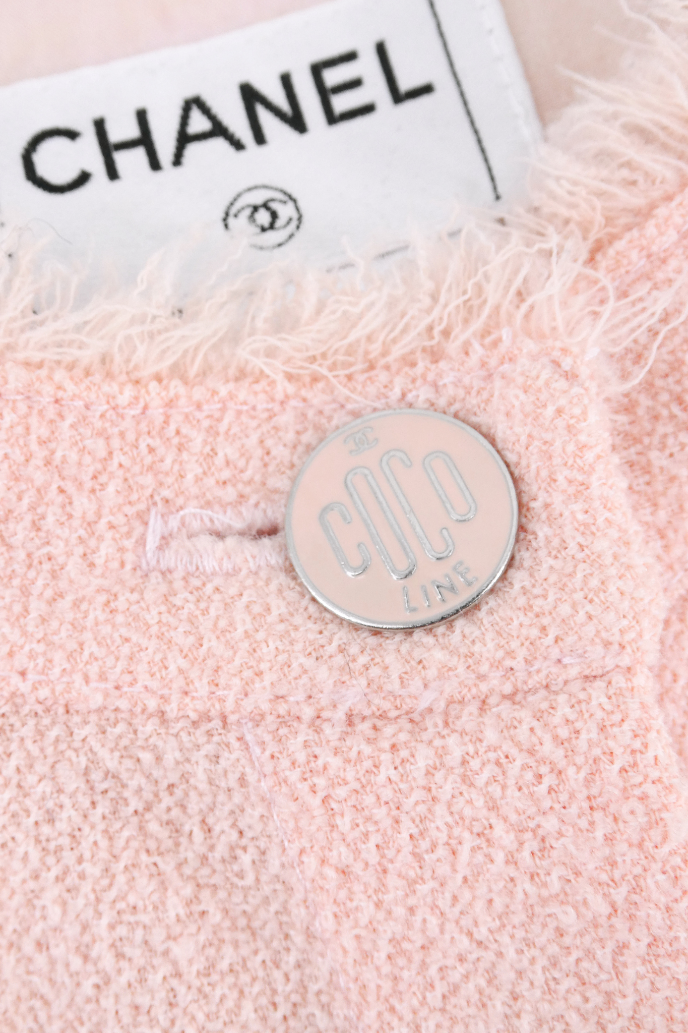 2008 Cruise Chanel Pink Wool Jacket (FR 34)