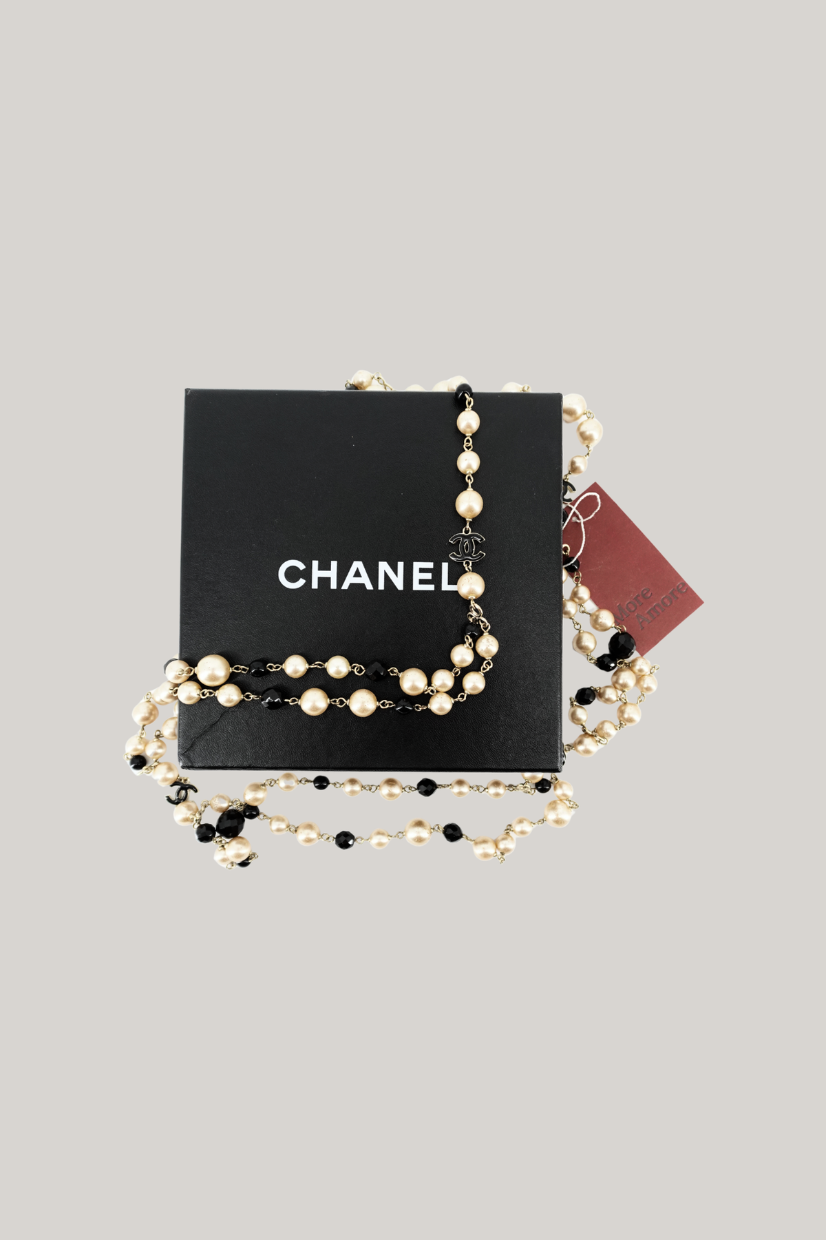 Chanel Long Pearls Necklace