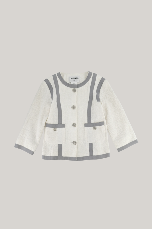 2013 Chanel White Jacket (FR 36)