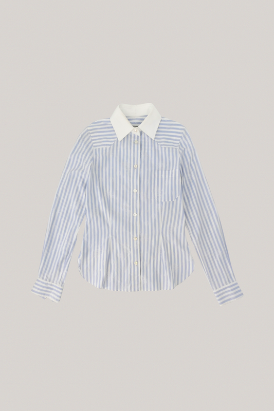 Chanel Stripes Button Up