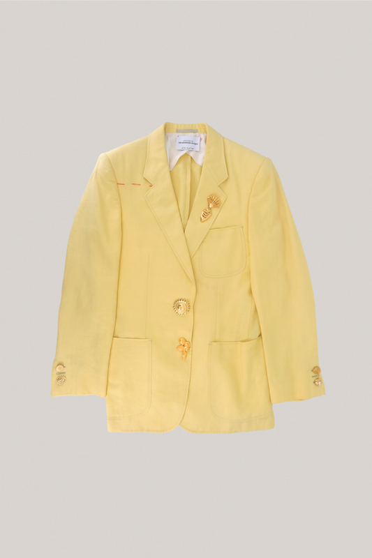 Yves Saint Laurent x Jen Wonders Yellow Blazer