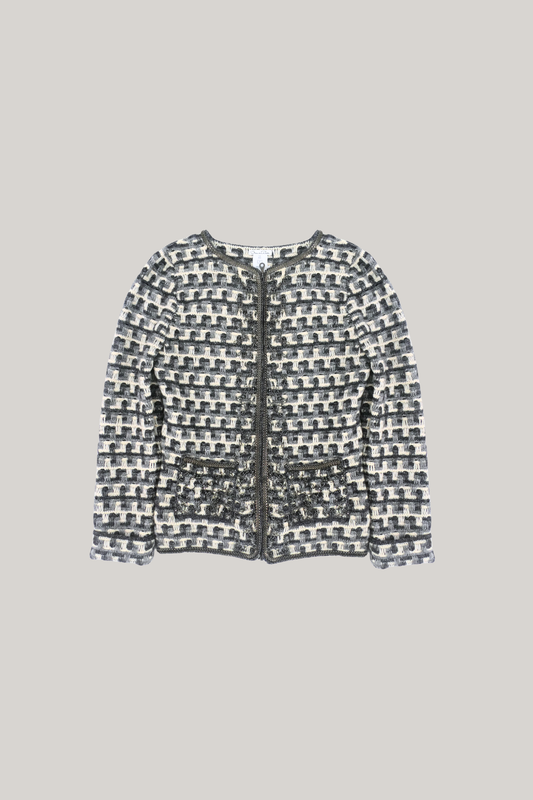 Oscar de la Renta Monochrome Jacket (S)
