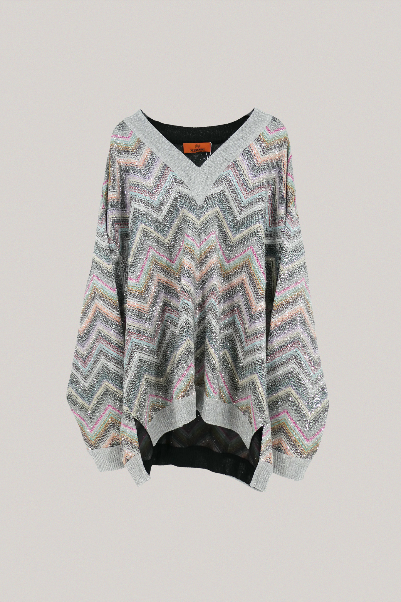 Missoni Sequin Chevron Knit Sweater