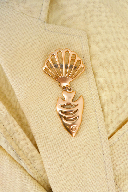 Yves Saint Laurent x Jen Wonders Yellow Blazer