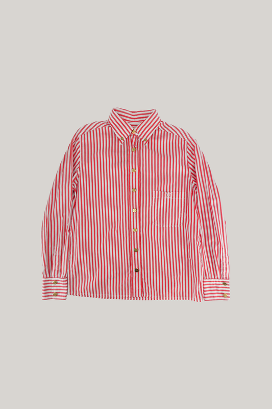 90s Chanel Striped Cotton Shirt (FR 36 - FR 38)