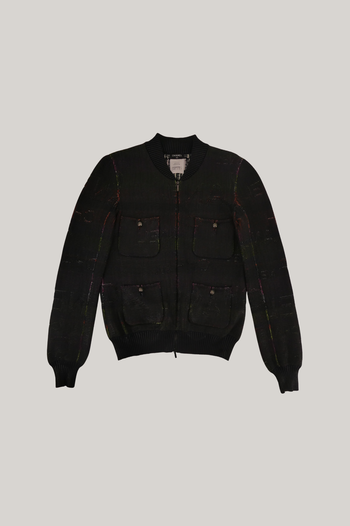 2015 Spring Chanel Reversible Bomber Jacket (FR 34)