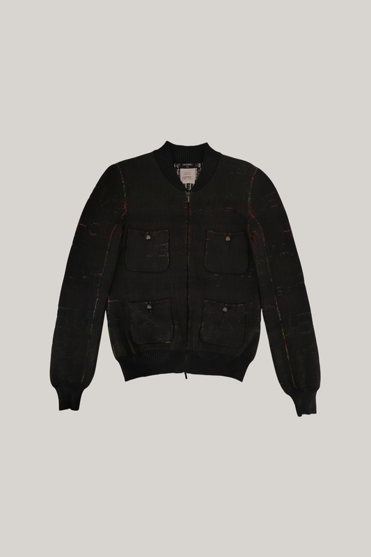 2015 Spring Chanel Reversible Bomber Jacket (FR 34)