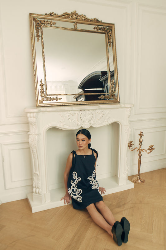 Prada Embellished Filigree Dress