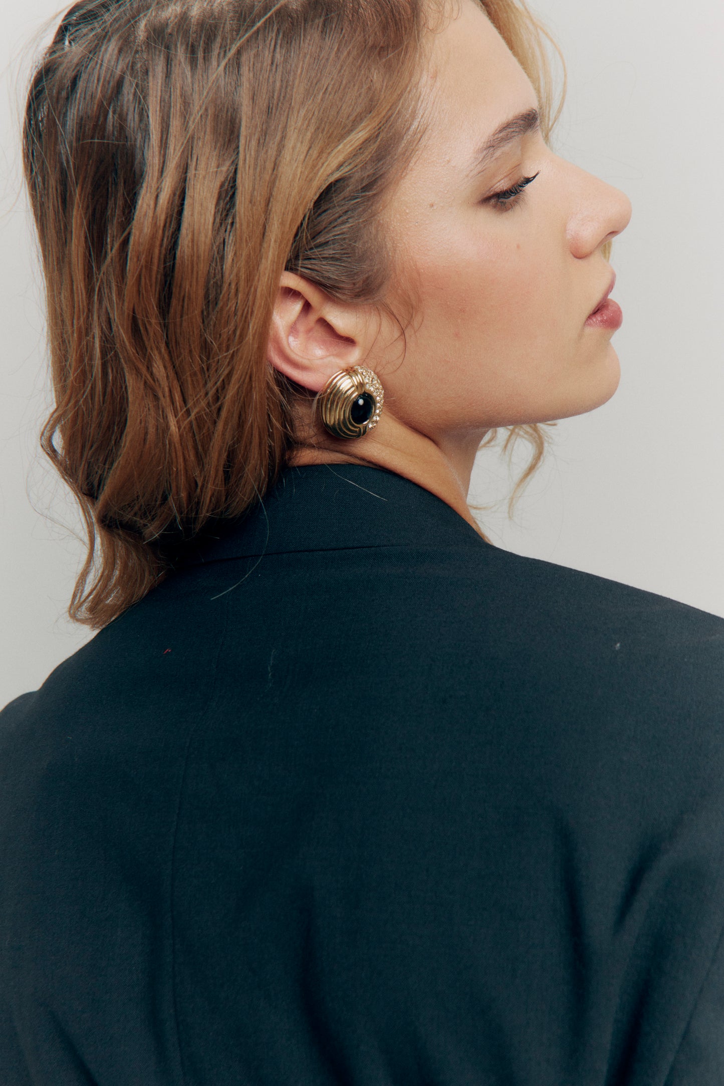 Adorned by Jen Wonders Blazer with Vintage Brooches