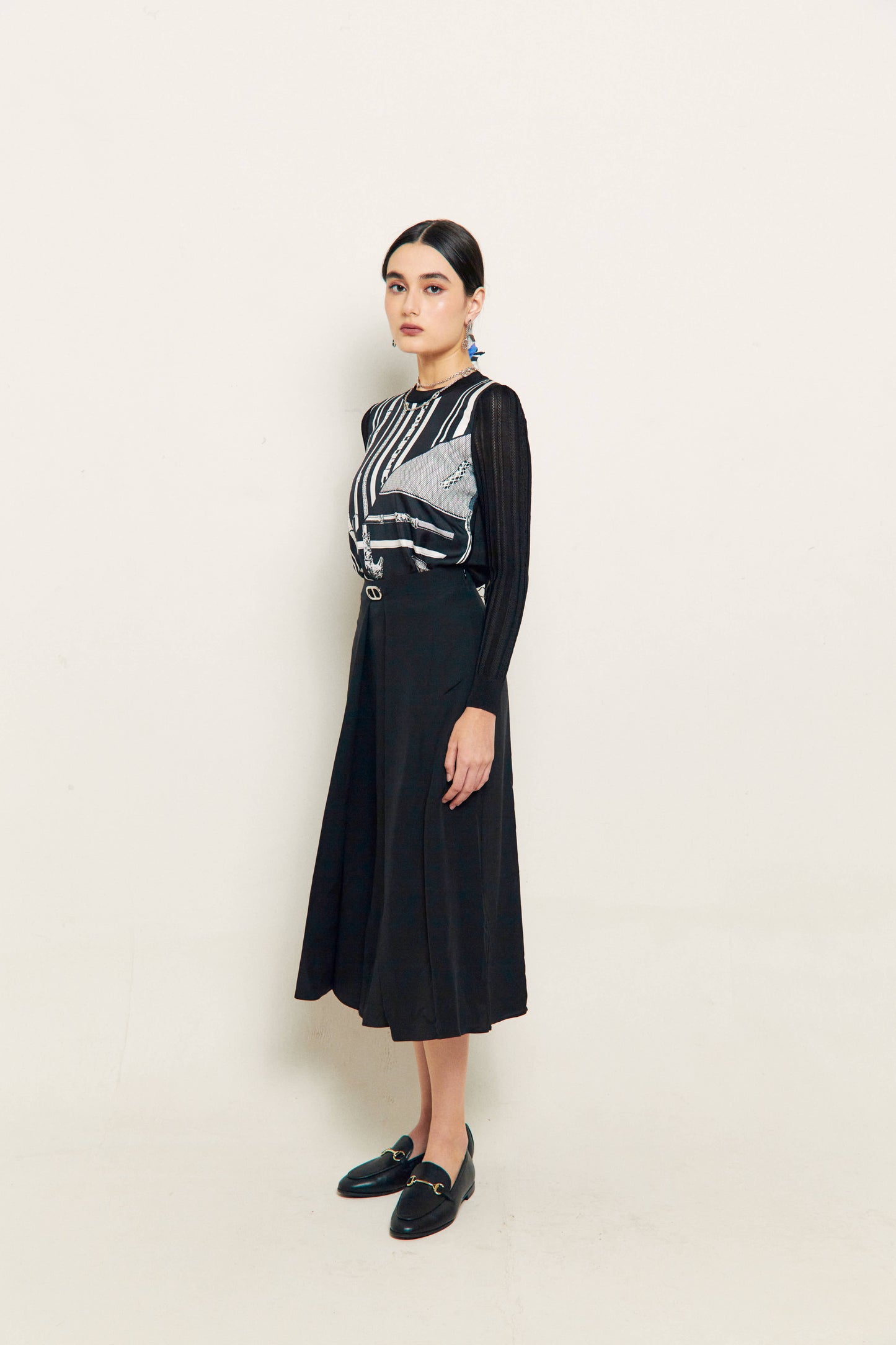 Hermès Silk Striped Sweater