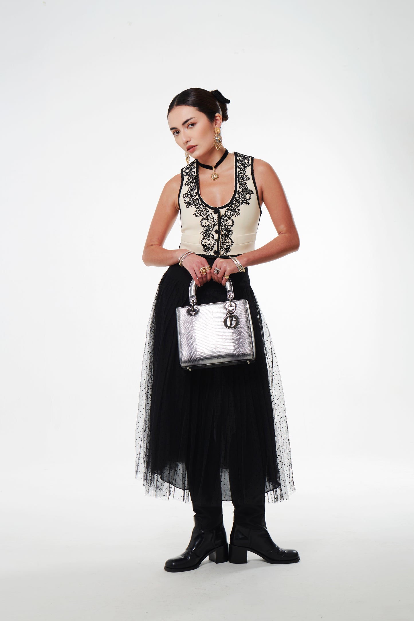 Christian Dior Wool Embroidered Vest