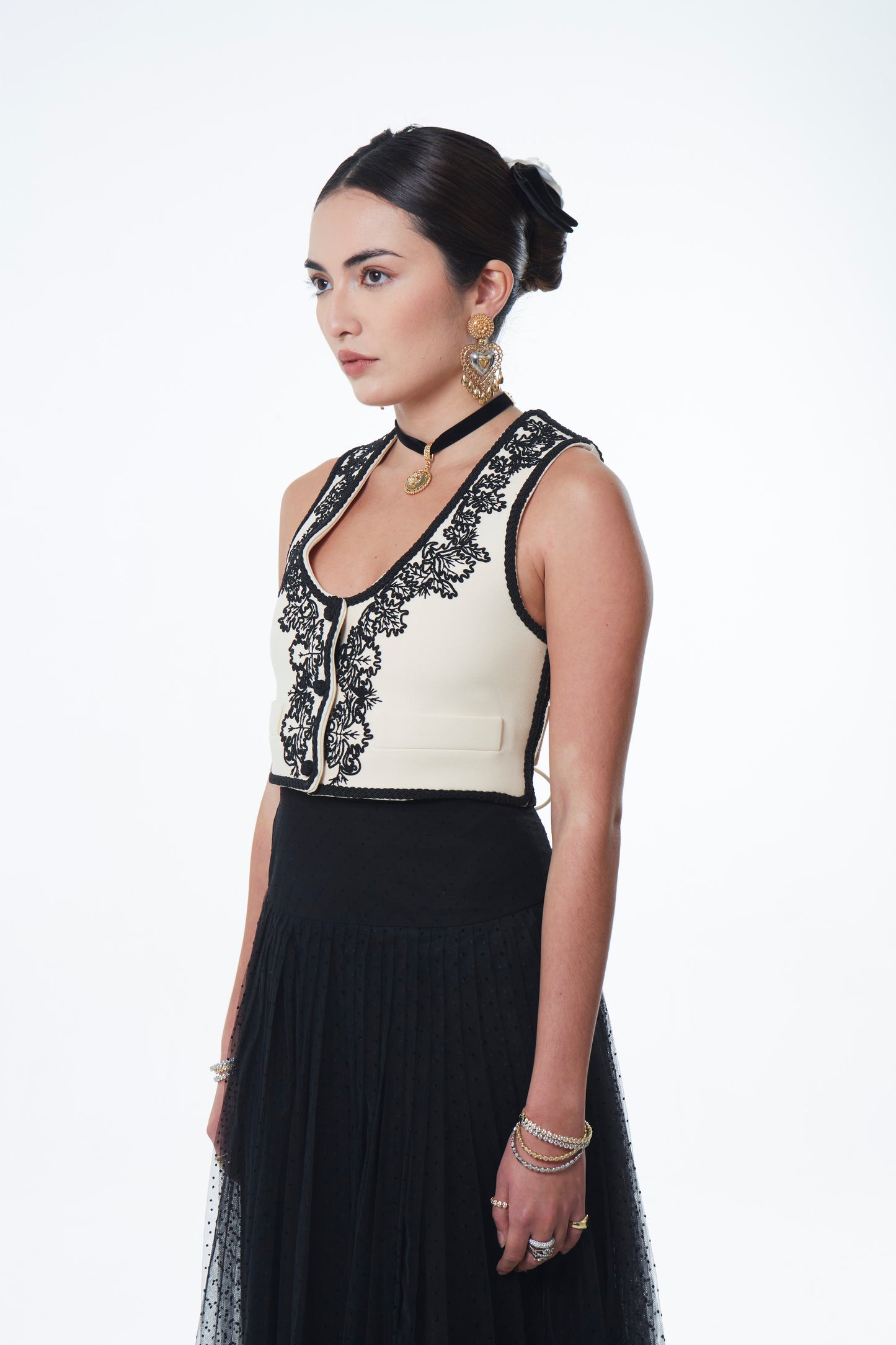 Christian Dior Wool Embroidered Vest