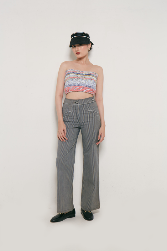 2008 Chanel Stripe Jeans
