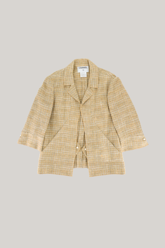 2003 Spring Chanel Neutral Tweed Jacket
