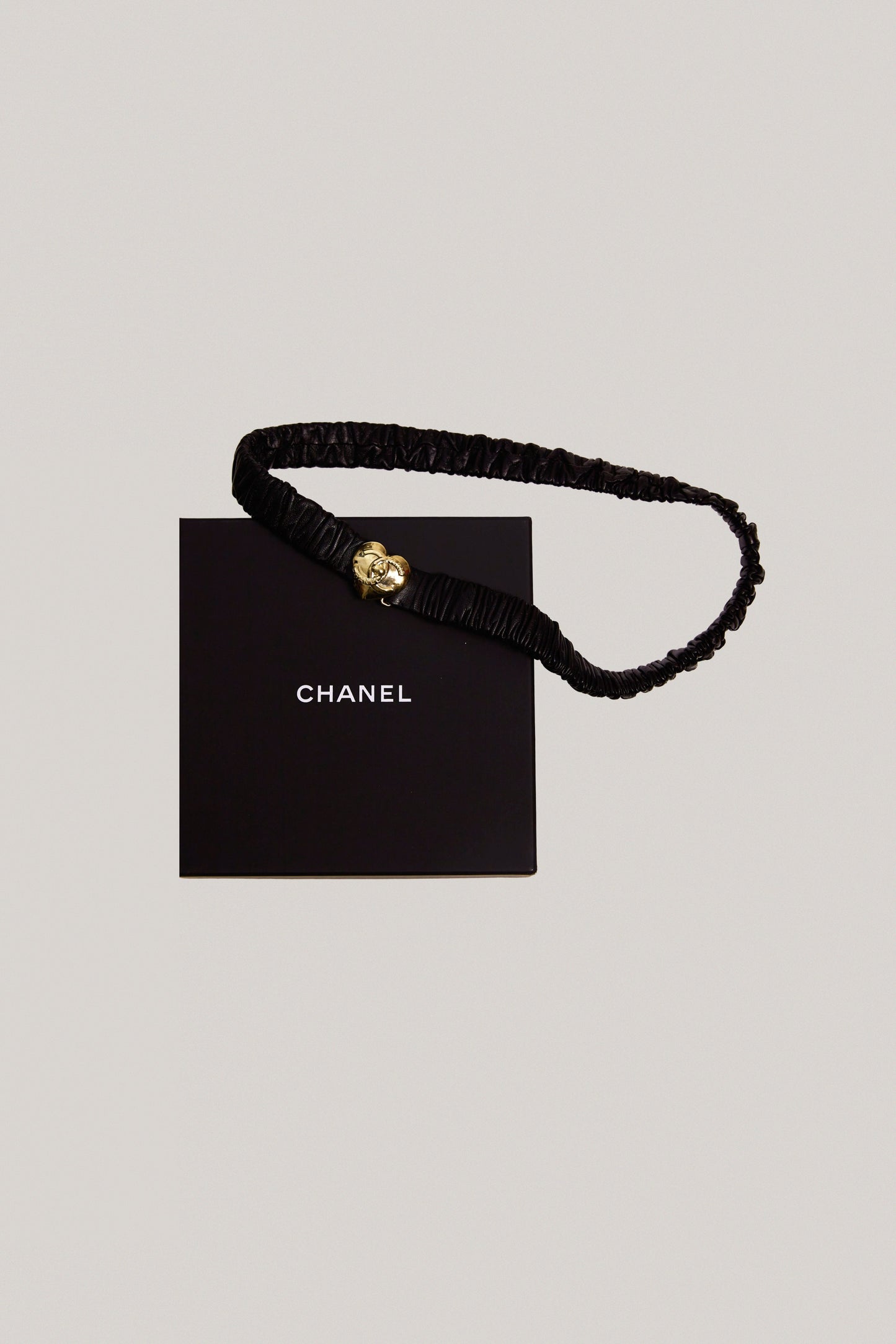 Chanel 2002 Belt Heart Turnlock Buckle