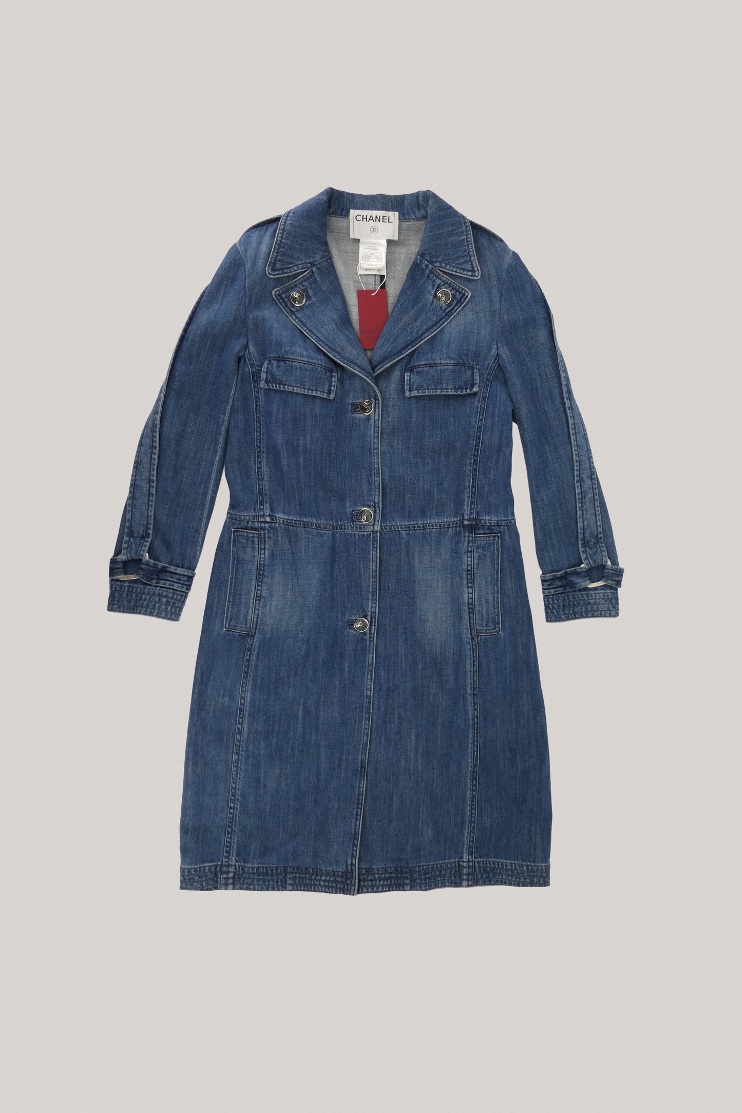 Chanel Denim Trench Coat