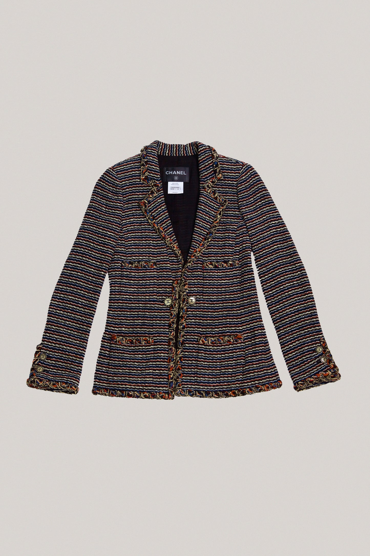 2011 Chanel Multicolor Blazer