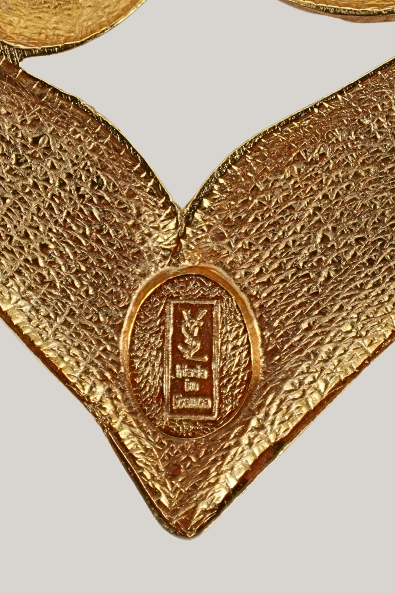 Vintage Yves Saint Laurent Heart Pin